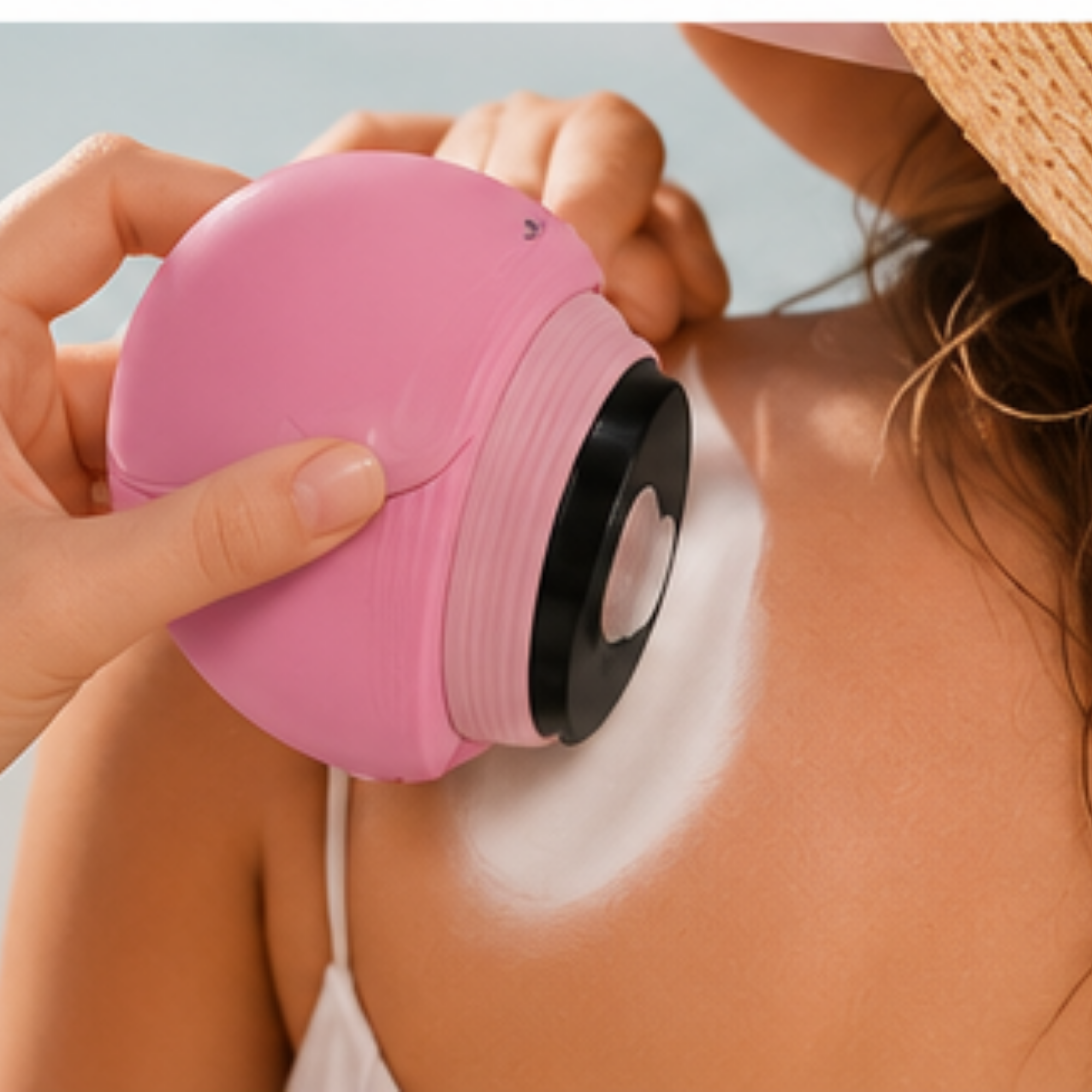 Aplicador portátil de protector solar