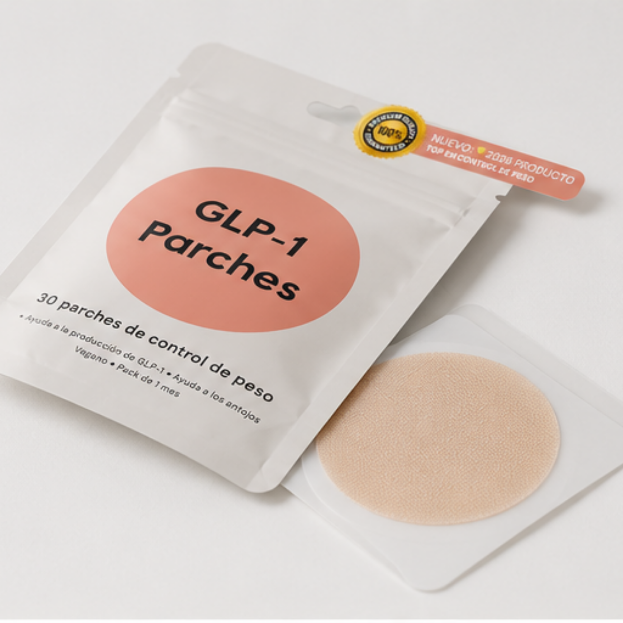 Parches GLP-1 adelgazantes para control de apetito