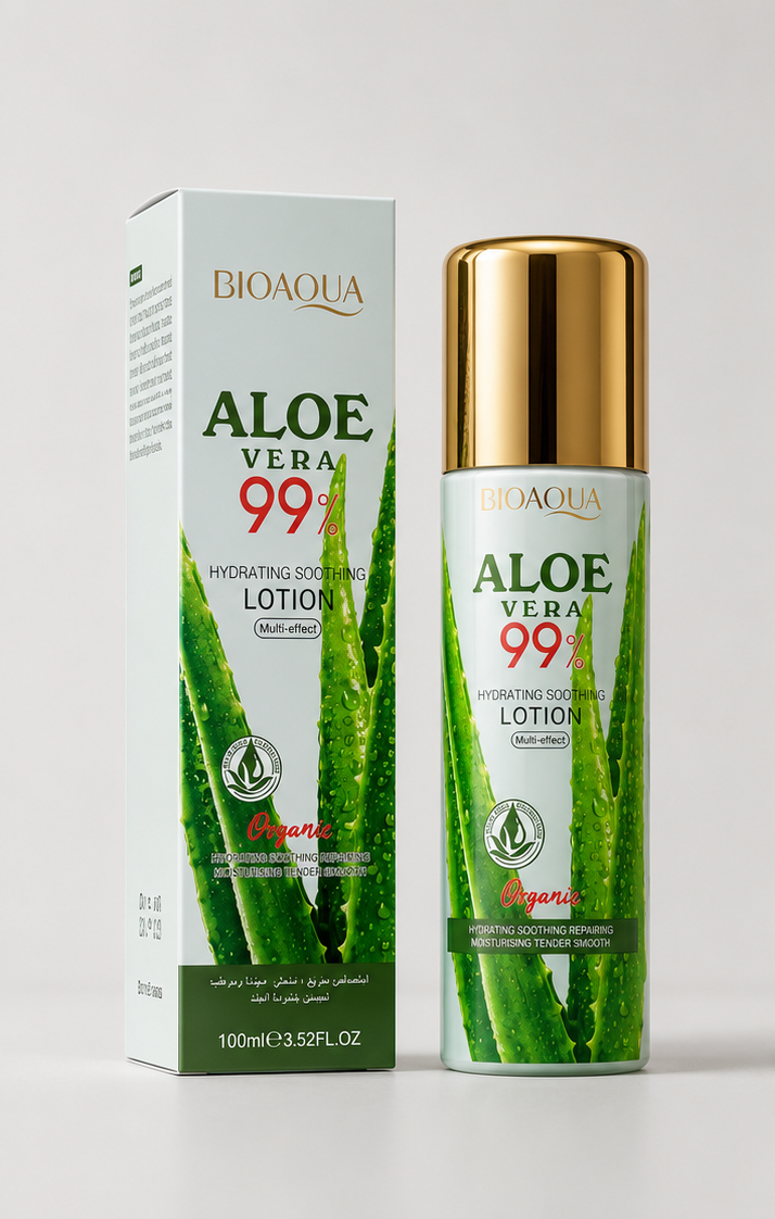 LOCIÓN HIDRATANTE Y CALMANTE MULTIEFECTO ALOE VERA 100ML. BIOAQUA