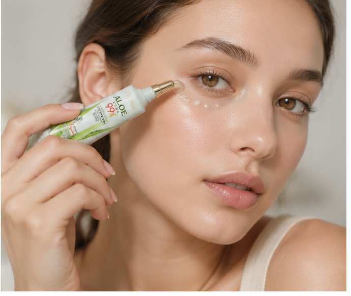 CONTORNO DE OJOS REPARADOR REAFIRMANTE ALOE VERA 99% 20GR. BIOAQUA