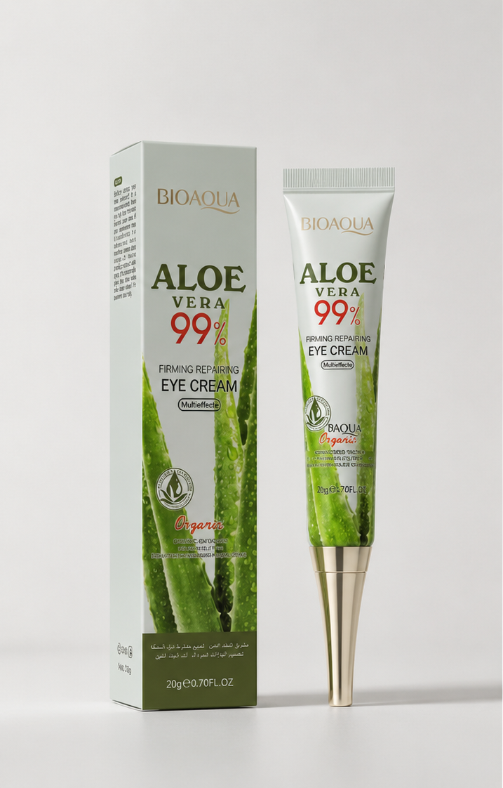 CONTORNO DE OJOS REPARADOR REAFIRMANTE ALOE VERA 99% 20GR. BIOAQUA